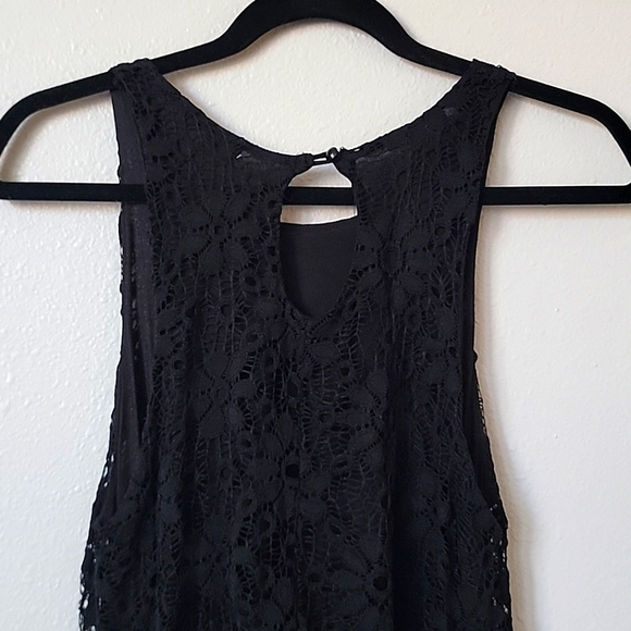 Back floral lace summer Dress Med. - Picture 3 of 4